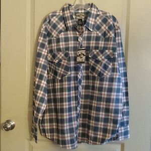 Casual country snap botton shirt sz xl